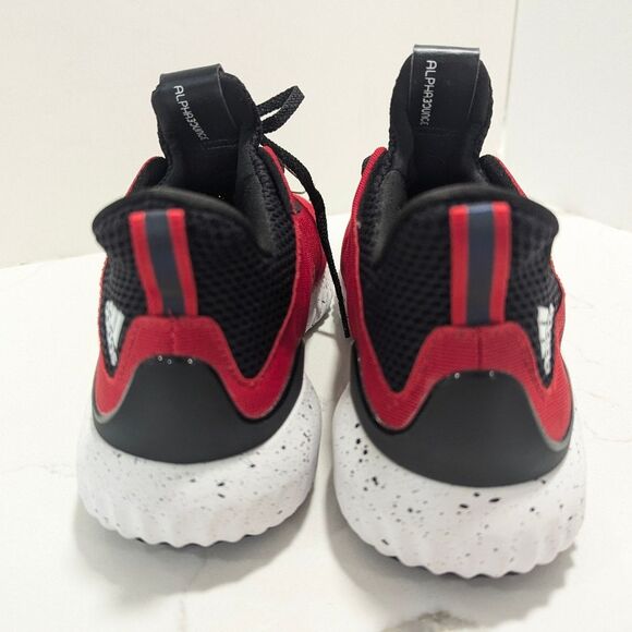 New adidas Alphabounce Vivid Red/Black sock running sneakers shoes men\'s size 7 main image 4